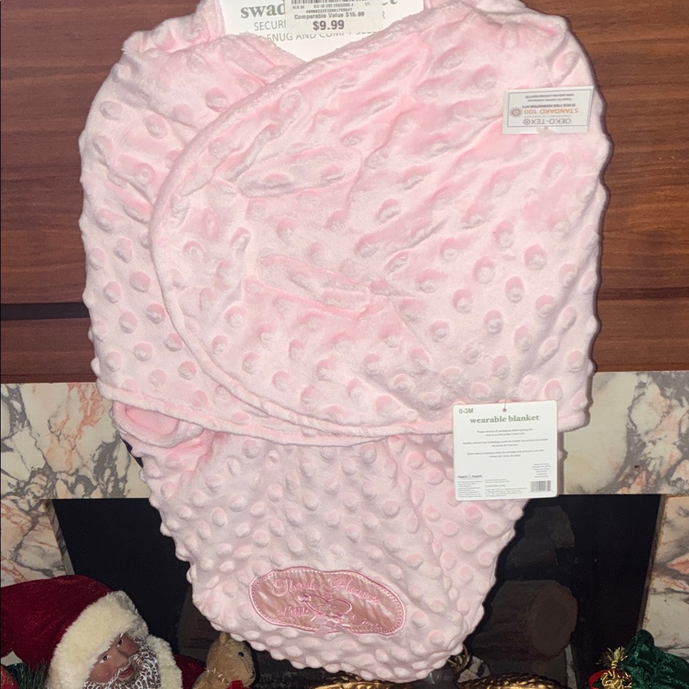 Pink Wearable Baby Blanket